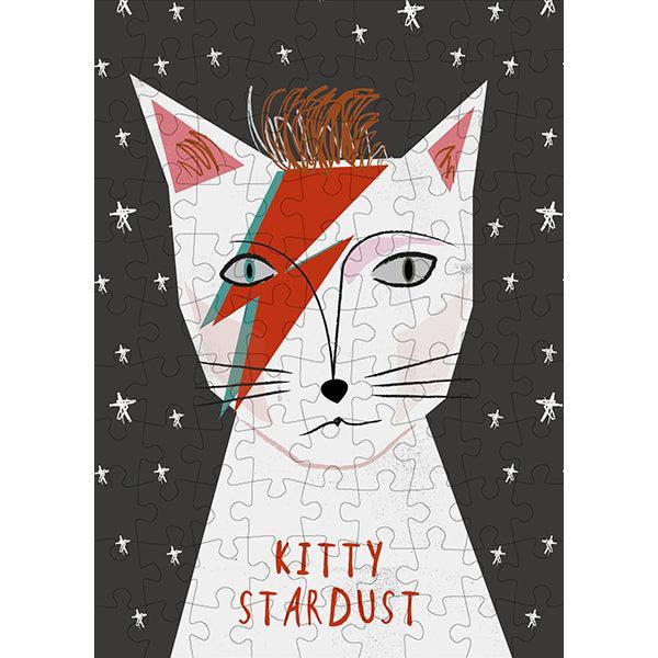 Kitty Stardust 99 Piece Mini Jigsaw Puzzle Happily