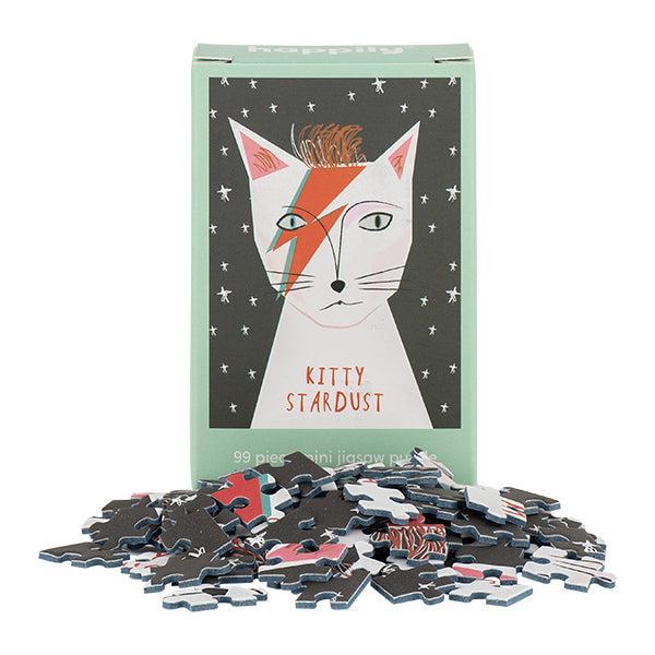 Kitty Stardust 99 Piece Mini Jigsaw Puzzle Happily