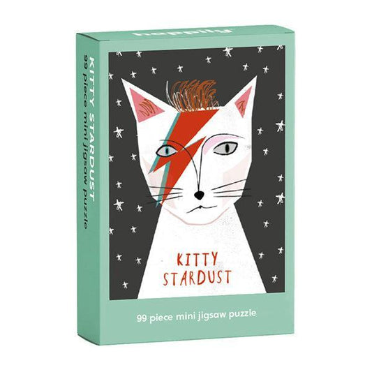 Kitty Stardust 99 Piece Mini Jigsaw Puzzle Happily