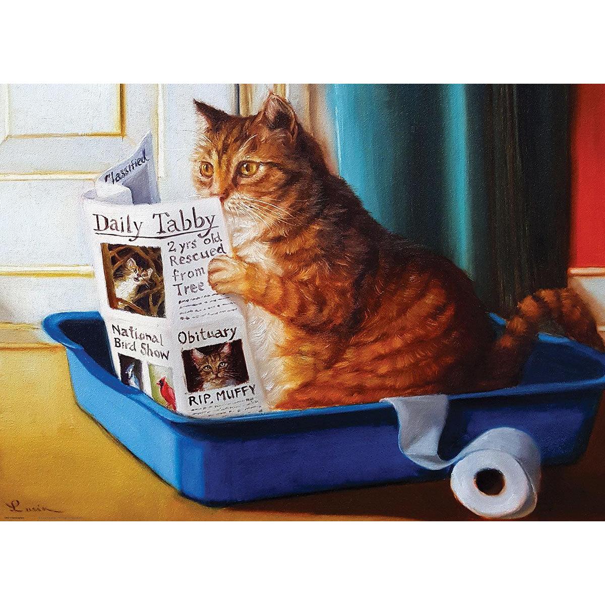 Kitty Throne 500 Piece Jigsaw Puzzle Eurographics