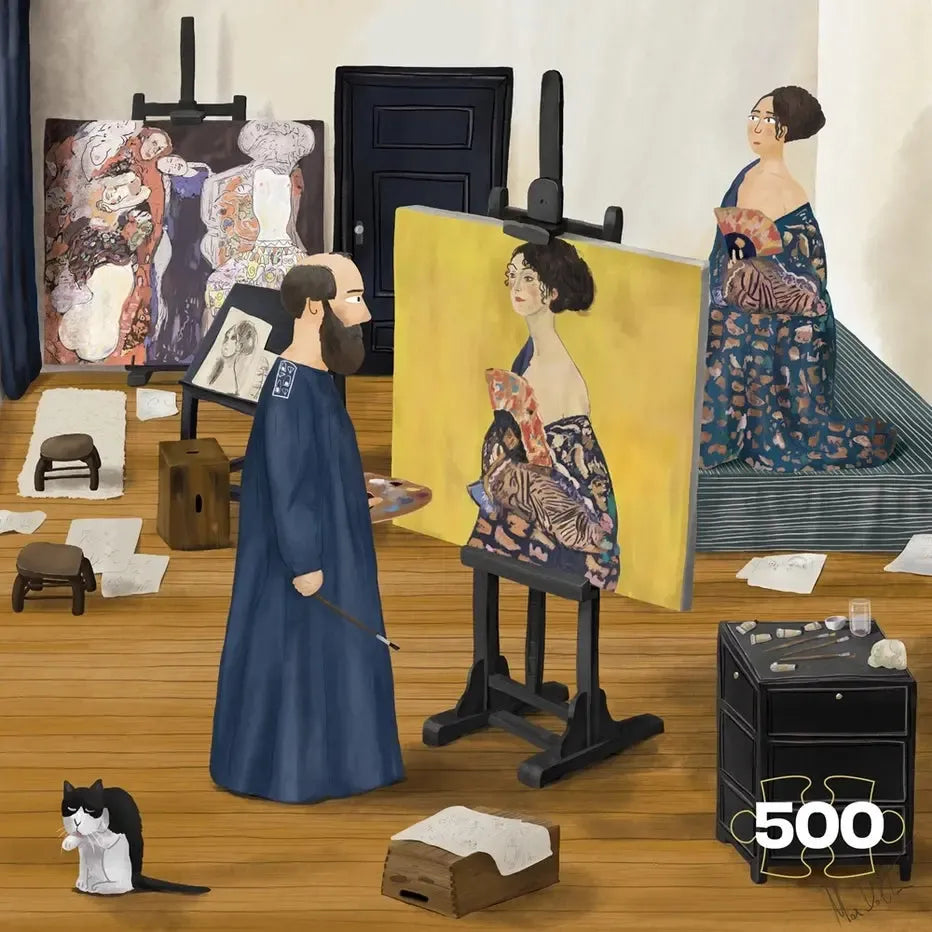 Klimt by Max Dalton 500 Piece Jigsaw Puzzle Recess