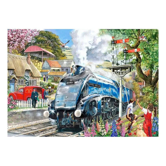 Knight Train 500 Big Piece Jigsaw Puzzle HOP