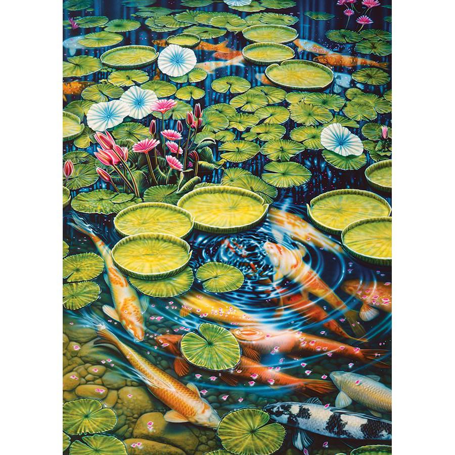 Koi Pond 1000 Piece Jigsaw Puzzle Cobble Hill