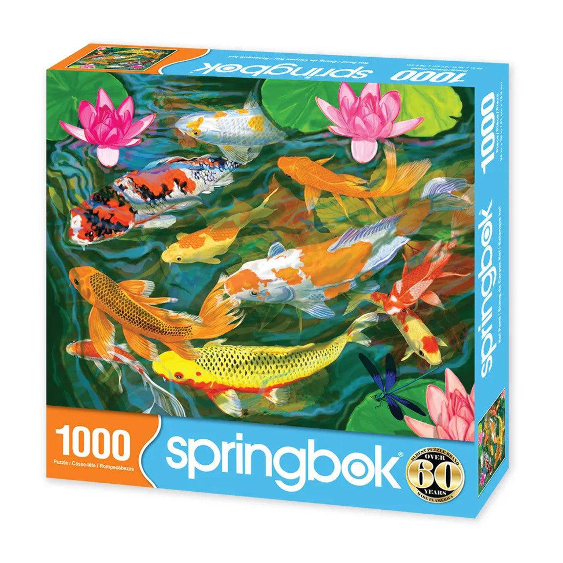 Koi Pond 1000 Piece Jigsaw Puzzle Springbok