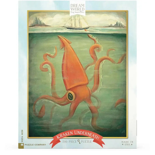 Kraken Underneath Dream World 500 Piece Jigsaw Puzzle NYPC