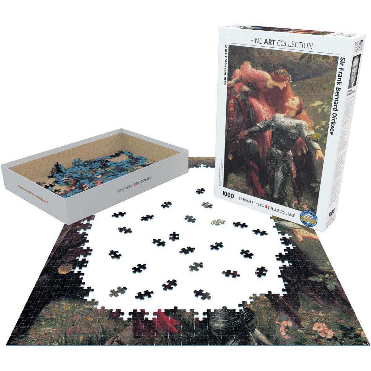 La Belle Dame sans Merci 1000 Piece Jigsaw Puzzle Eurographics