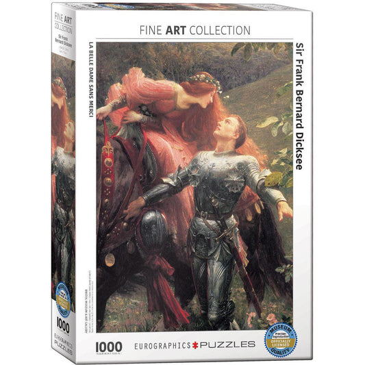 La Belle Dame sans Merci 1000 Piece Jigsaw Puzzle Eurographics