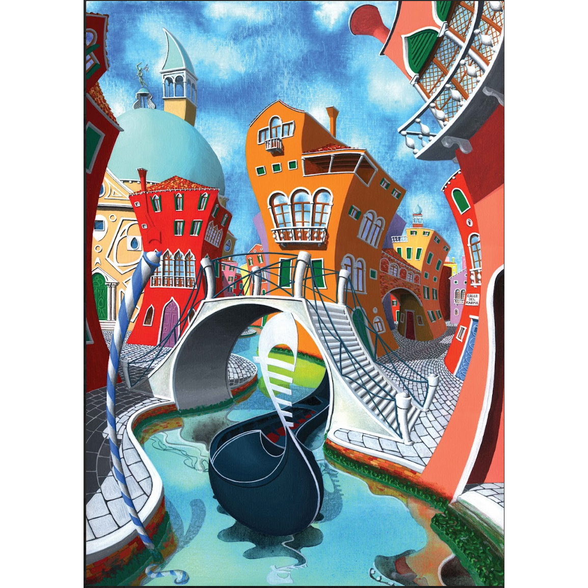 La Gondola 500 Piece Premium Jigsaw Puzzle Art & Fable