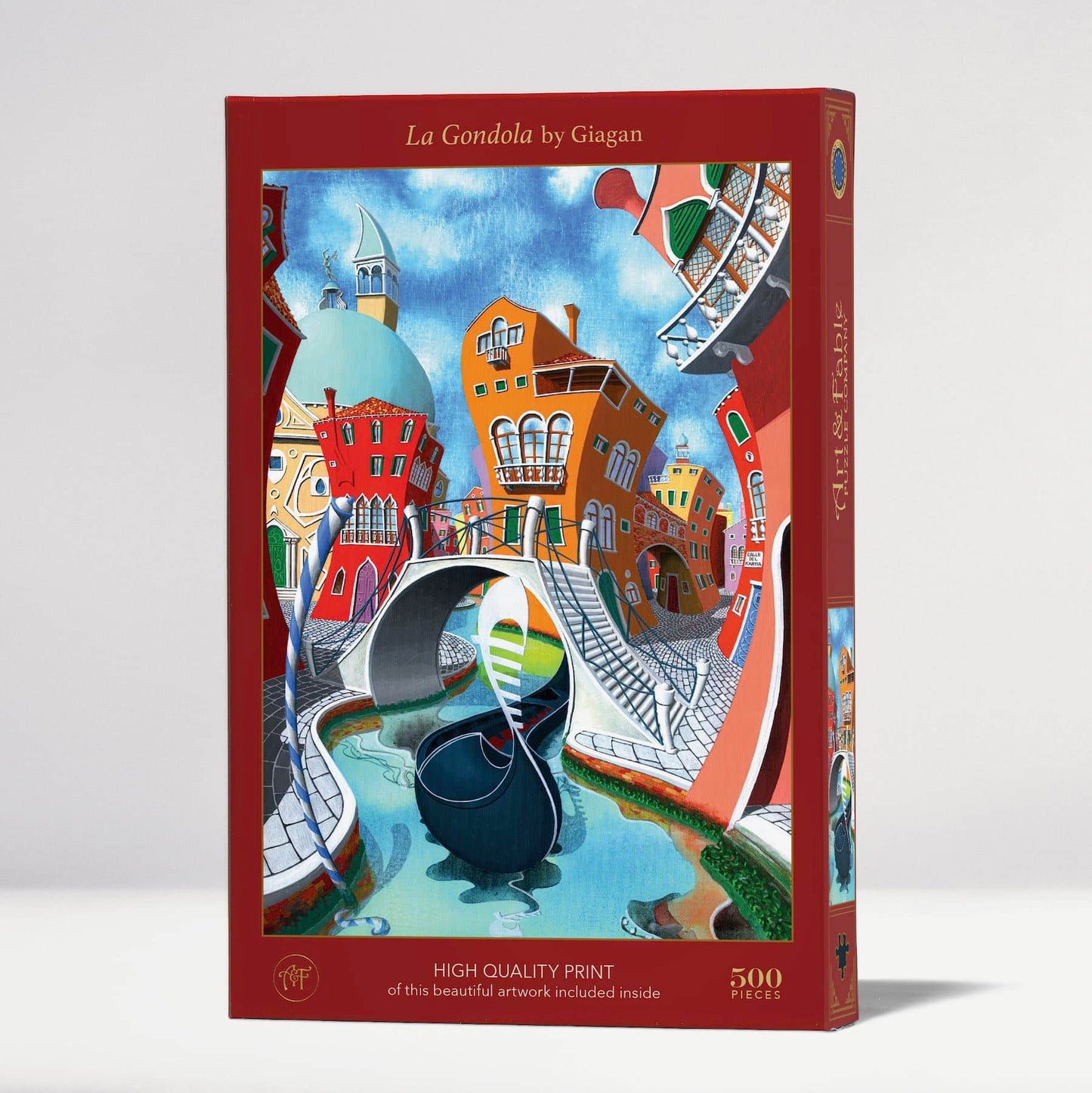 La Gondola 500 Piece Premium Jigsaw Puzzle Art & Fable