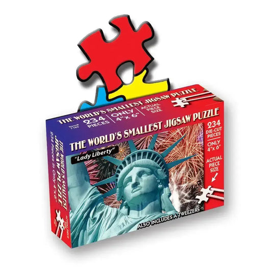 Lady Liberty 234 Piece "World's Smallest" Jigsaw Puzzle TDC