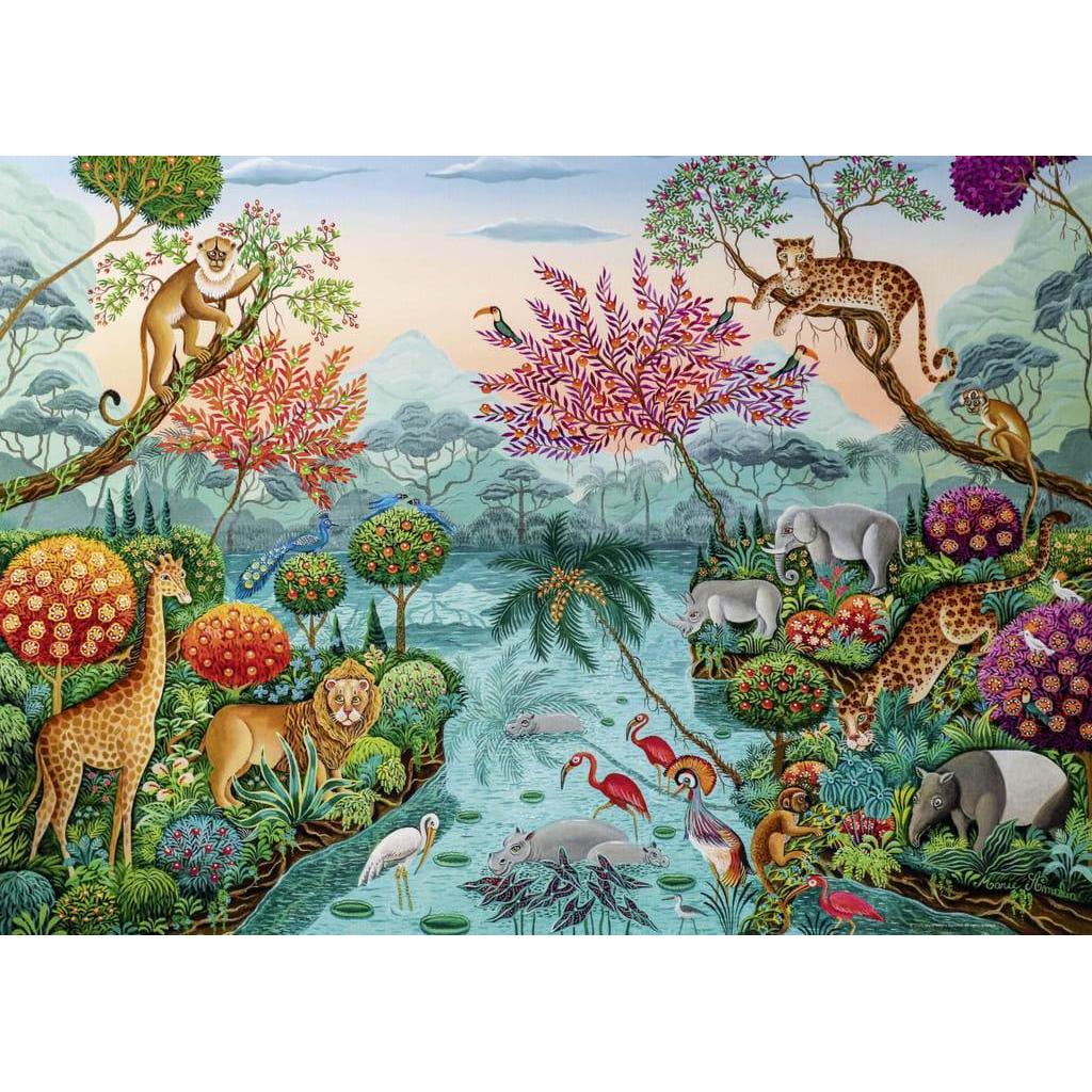 Lagoon Paradise Exotic Garden 1000 Piece Jigsaw Puzzle Heye