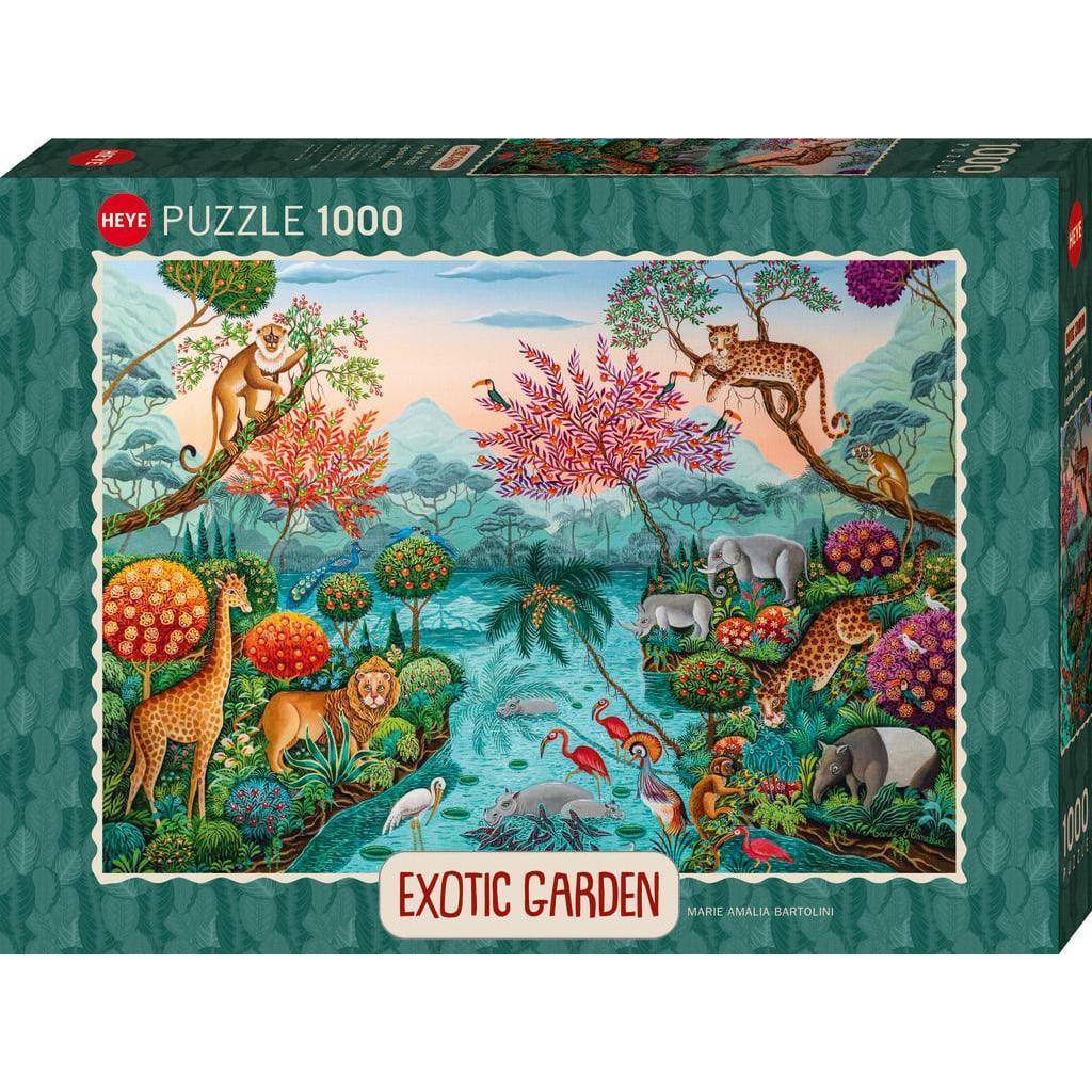 Lagoon Paradise Exotic Garden 1000 Piece Jigsaw Puzzle Heye