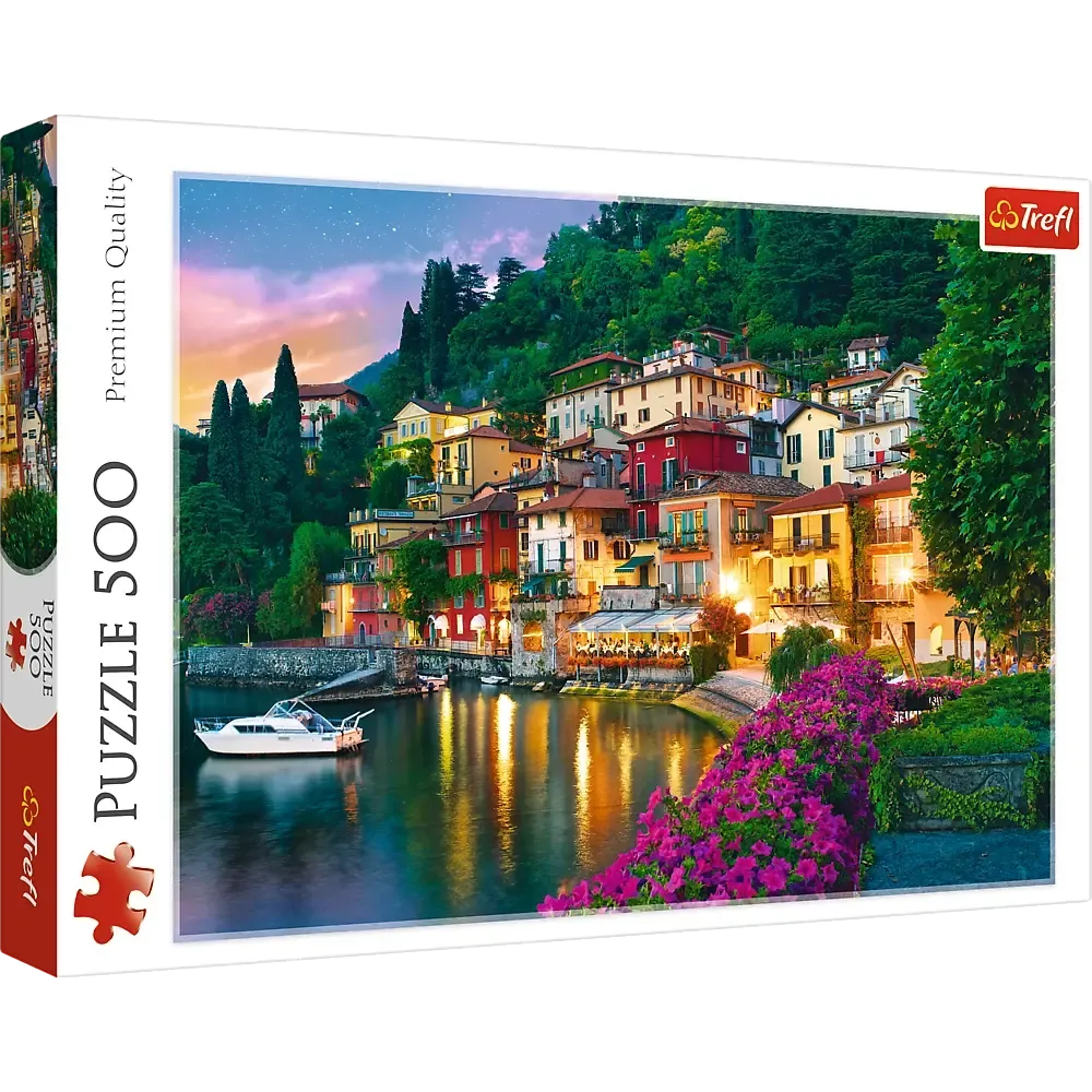 Lake Como Italy 500 Piece Jigsaw Puzzle Trefl