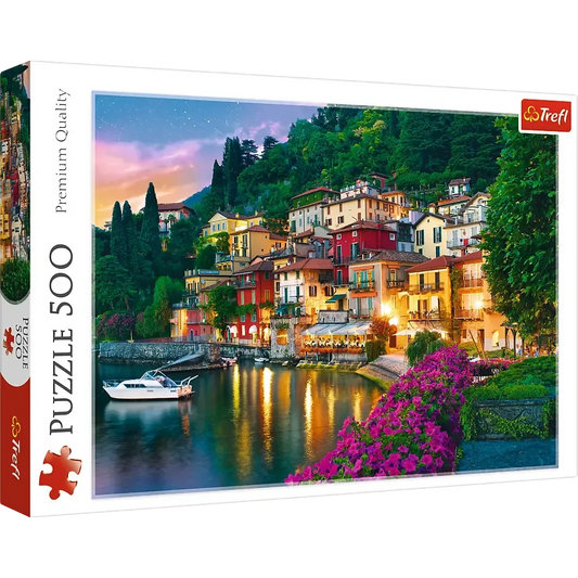 Lake Como Italy 500 Piece Jigsaw Puzzle Trefl