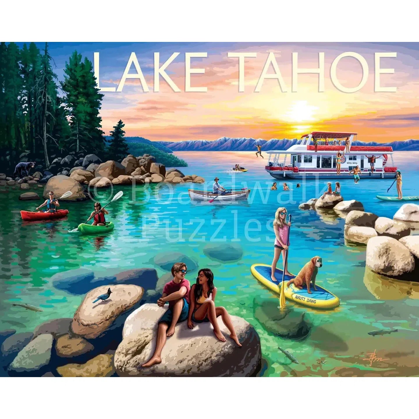 Lake Tahoe 210 Piece Jigsaw Puzzle Boardwalk