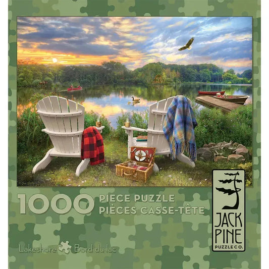 Lakeshore 1000 Piece Jigsaw Puzzle Jack Pine