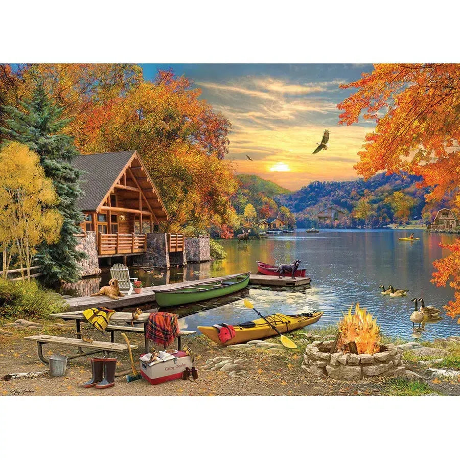 Lakeside Retreat 1000 Piece Jigsaw Puzzle Cobble Hill