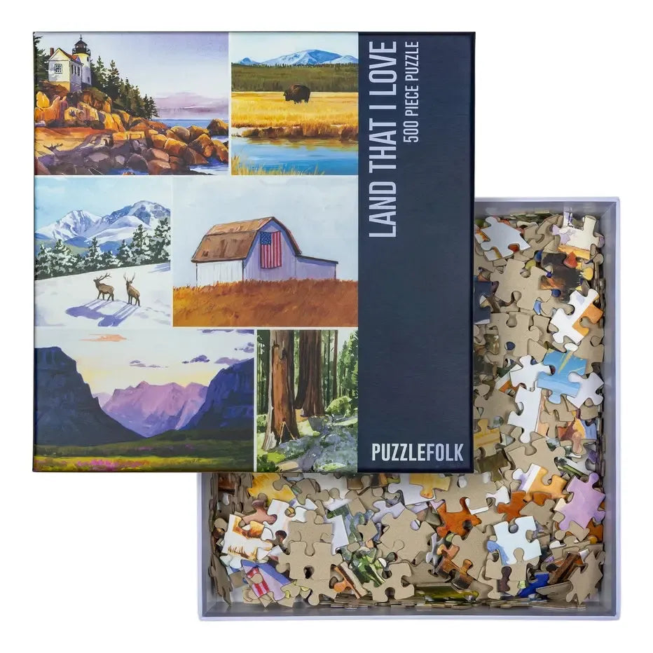 Land that I Love 500 Piece Jigsaw Puzzle PuzzleFolk