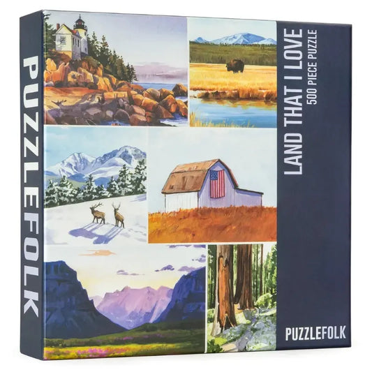 Land that I Love 500 Piece Jigsaw Puzzle PuzzleFolk
