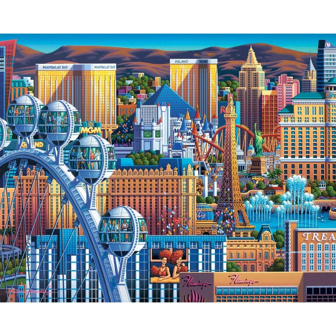 Las Vegas High Roller 500 Piece Jigsaw Puzzle Dowdle