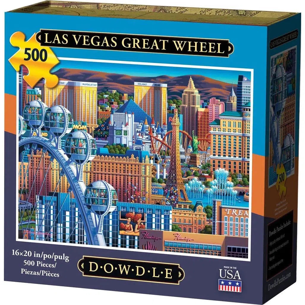 Las Vegas High Roller 500 Piece Jigsaw Puzzle Dowdle