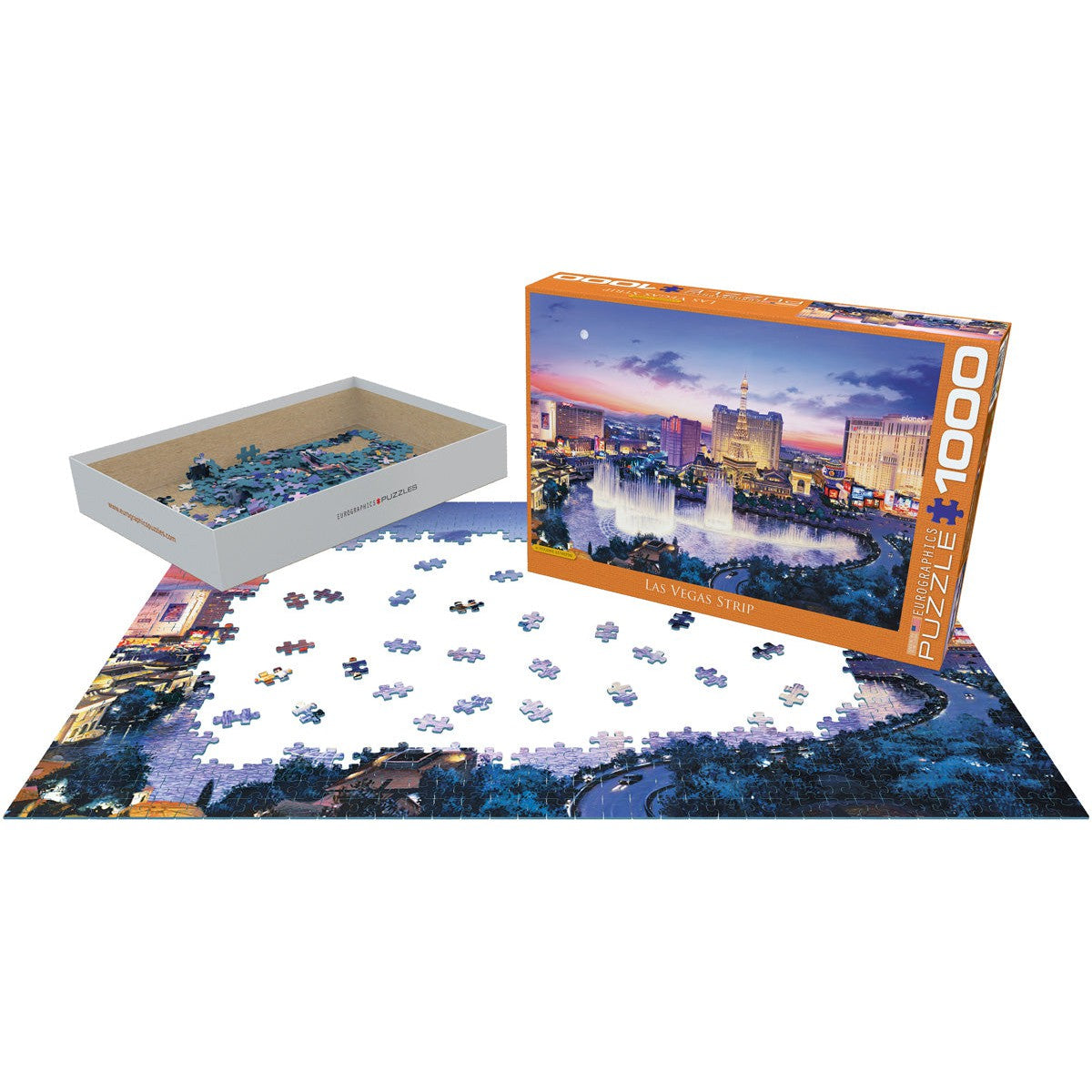 Las Vegas Strip 1000 Piece Jigsaw Puzzle Eurographics