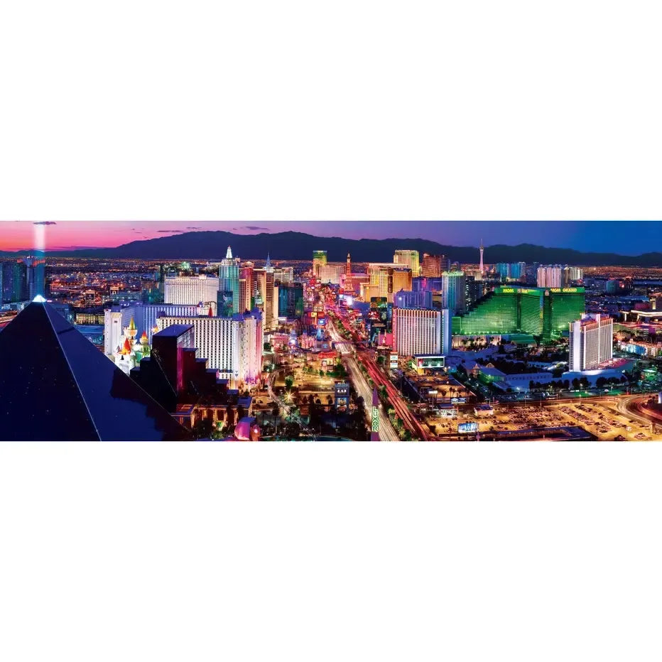 Las Vegas Strip 1000 Piece Panoramic Jigsaw Puzzle MasterPieces