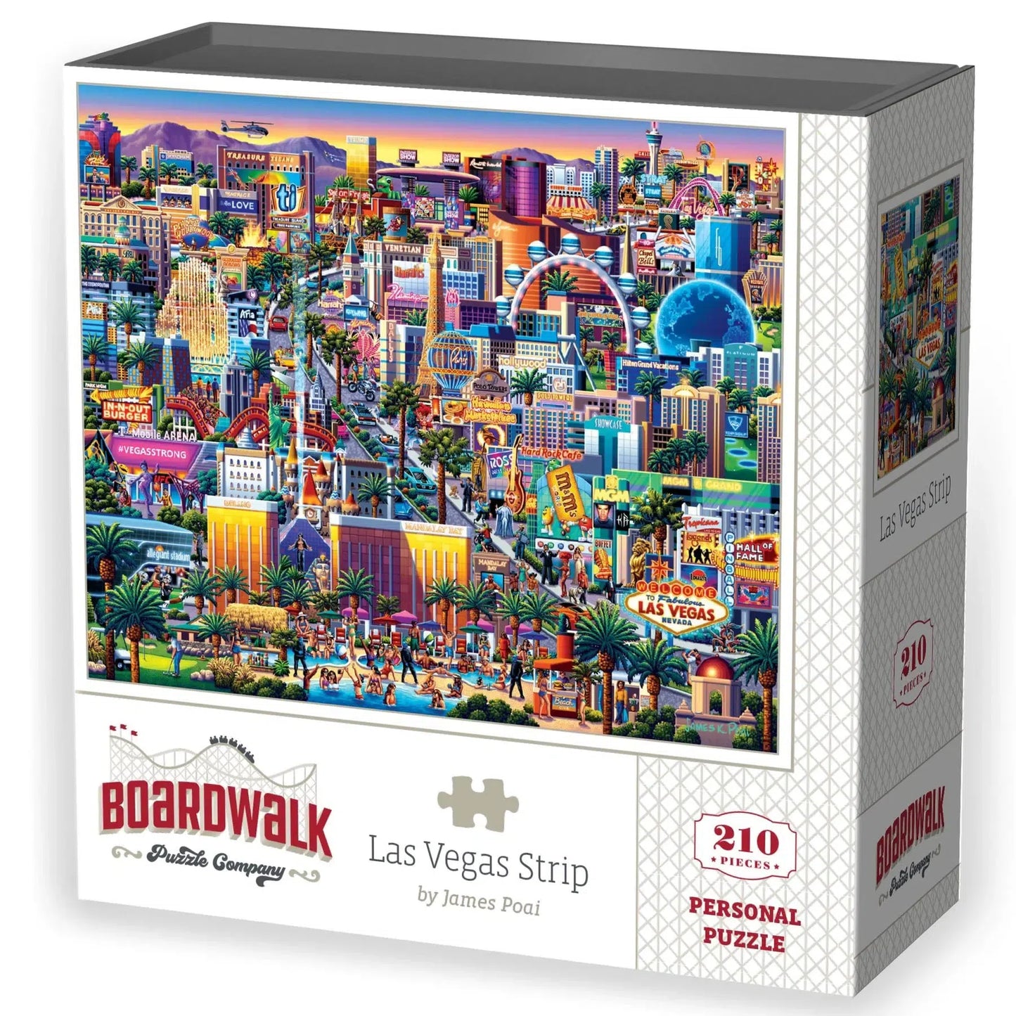 Las Vegas Strip 210 Piece Jigsaw Puzzle Boardwalk