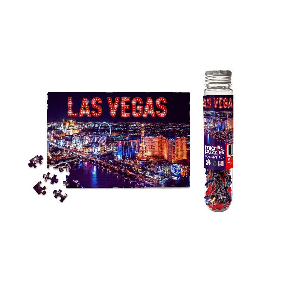 Las Vegas at Night 150 Piece Mini Jigsaw Puzzle Micro Puzzles