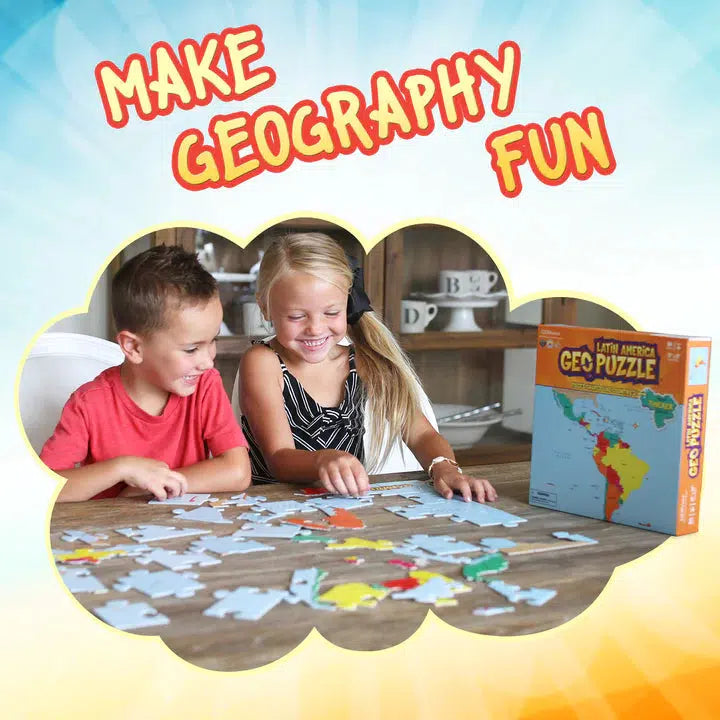 Latin America GeoPuzzle 50 Piece Jigsaw Puzzle Geotoys