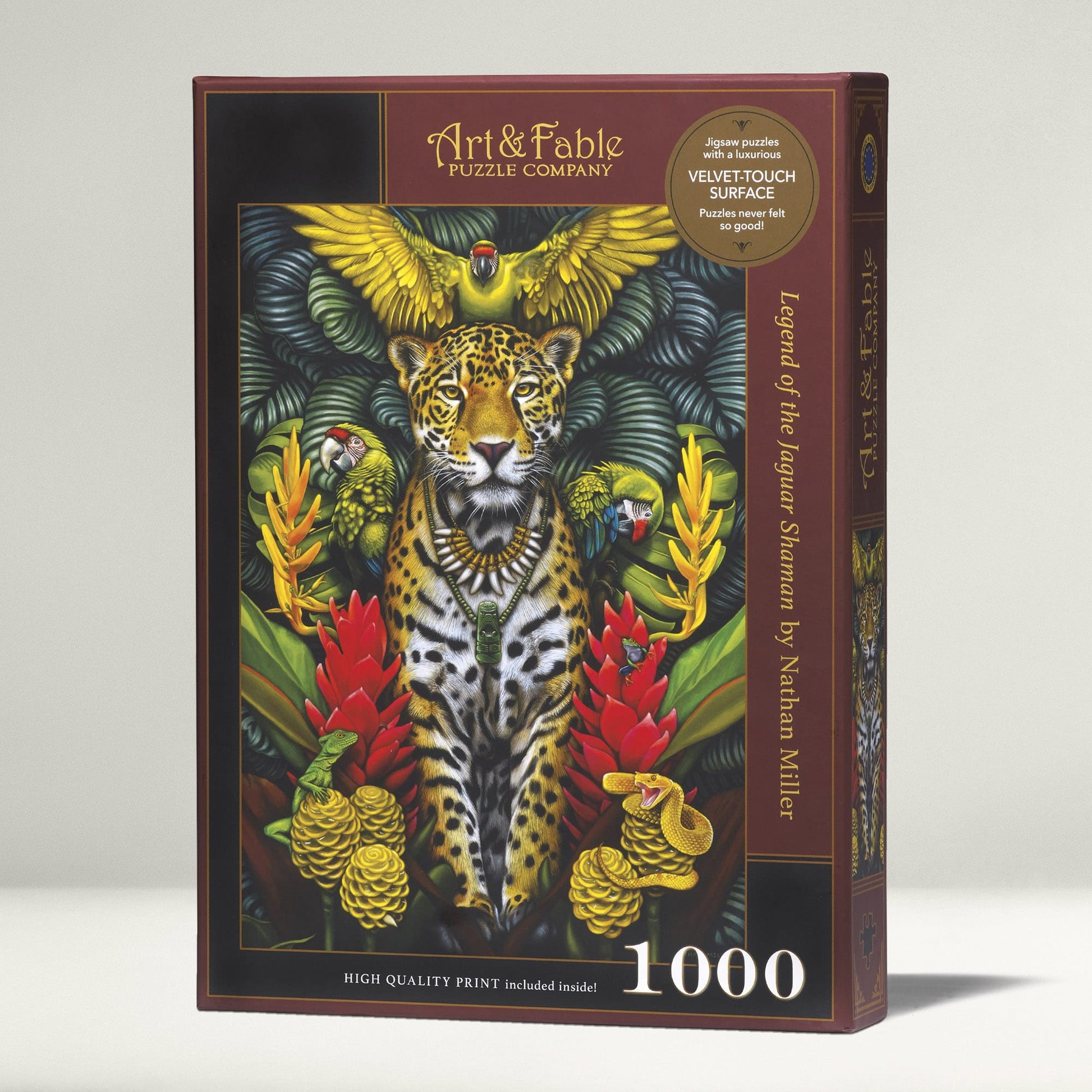 Legend of the Jaguar Shaman 1000 Piece Premium Jigsaw Puzzle Art & Fable