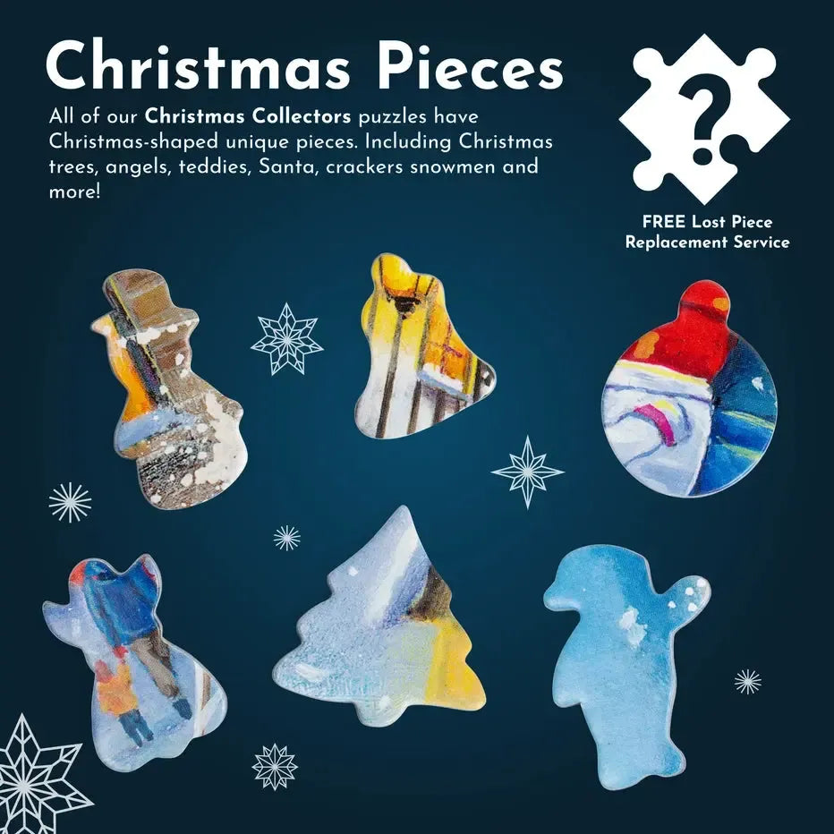 Let it Snow Set of 4 500 Piece Jigsaw Puzzles HOP