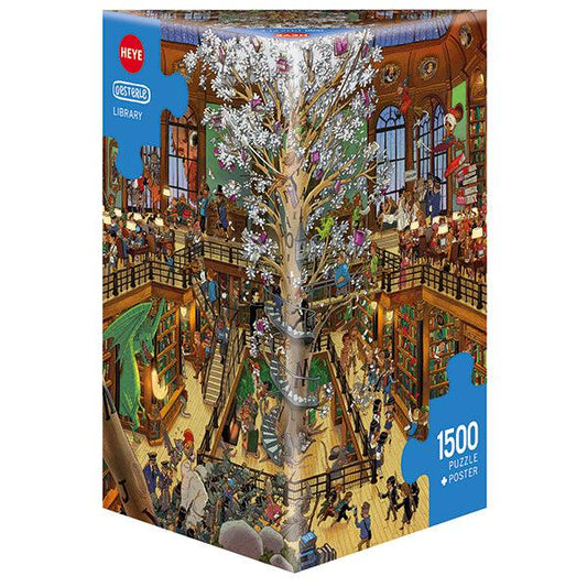 Library 1500 Piece Jigsaw Puzzle Heye