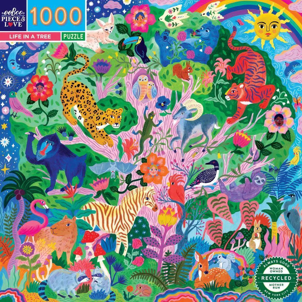 Life in a Tree 1000 Piece Jigsaw Puzzle eeBoo