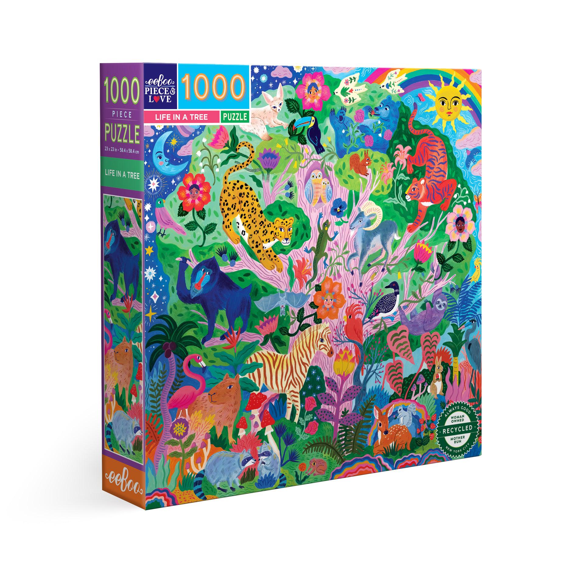 Life in a Tree 1000 Piece Jigsaw Puzzle eeBoo