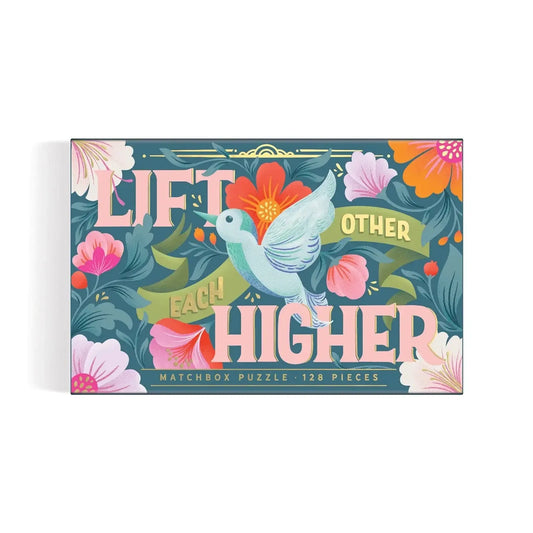 Lift Each Other Higher 128 Piece Matchbox Mini Jigsaw Puzzle Galison