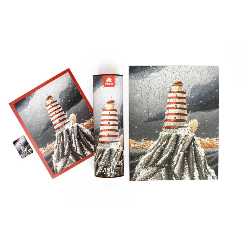 Lighthouse 250 Piece Wooden Jigsaw Puzzle Geek Toys