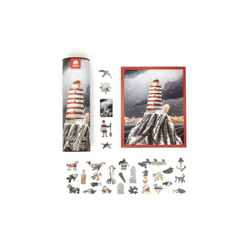 Lighthouse 250 Piece Wooden Jigsaw Puzzle Geek Toys