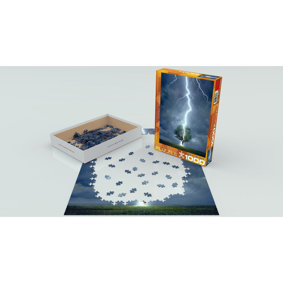 Lightning Striking Tree 1000 Piece Jigsaw Puzzle Eurographics ...