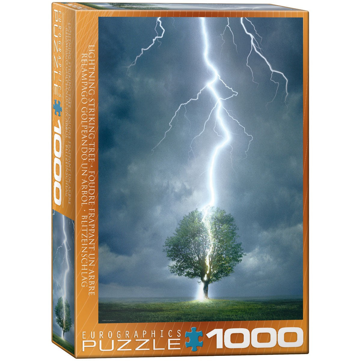 Lightning Striking Tree 1000 Piece Jigsaw Puzzle Eurographics