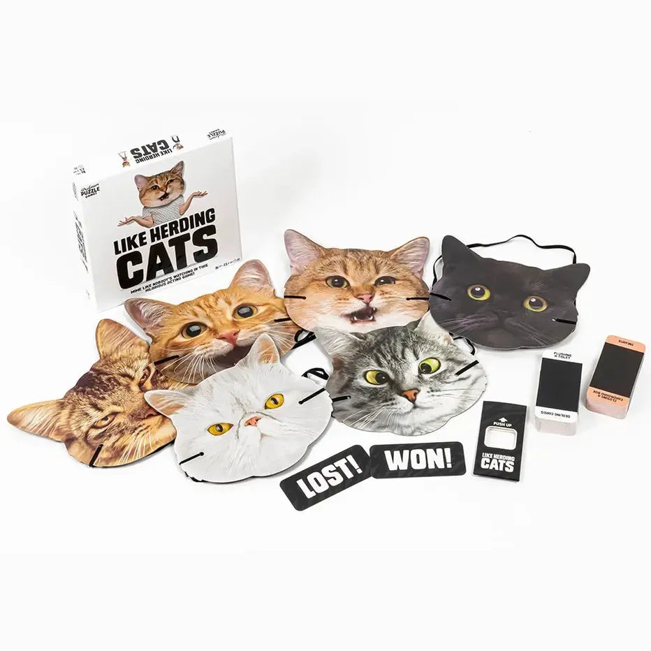 Like Herding Cats - Hysterical Acting Charades Party Game - Professor Puzzle