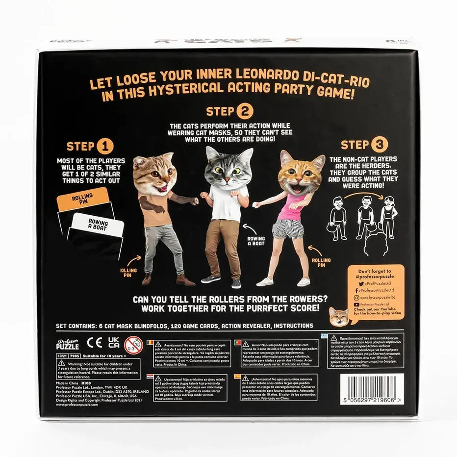Like Herding Cats - Hysterical Acting Charades Party Game - Professor Puzzle
