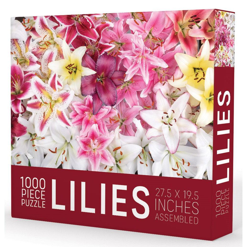 Lilies 1000 Piece Jigsaw Puzzle Gibbs Smith