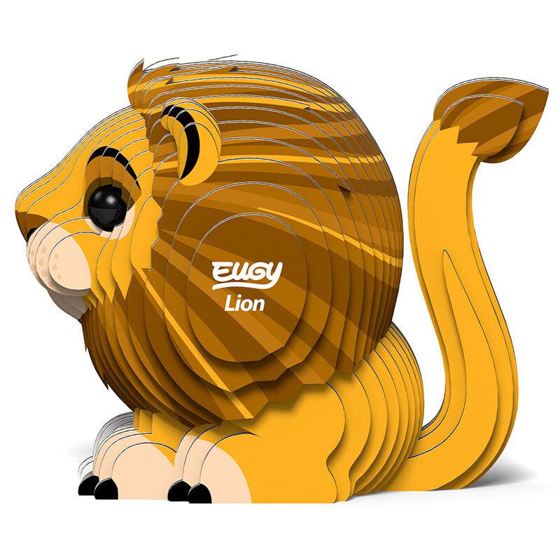 Lion 3D Cardboard Model Kit Eugy