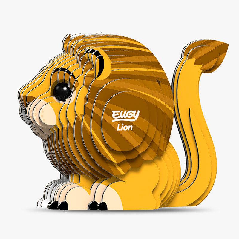 Lion 3D Cardboard Model Kit Eugy