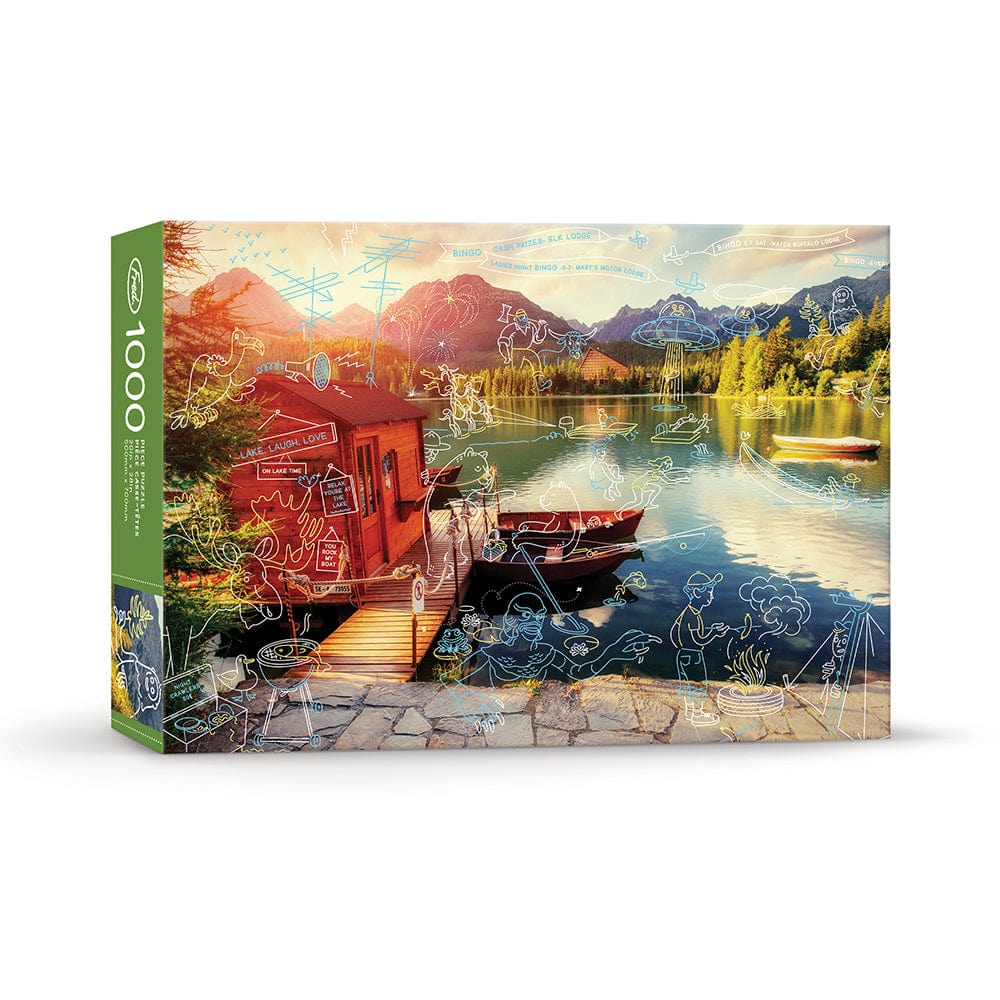 Living La Vida Lake (Ahhhh) 1000 Piece Jigsaw Puzzle Fred