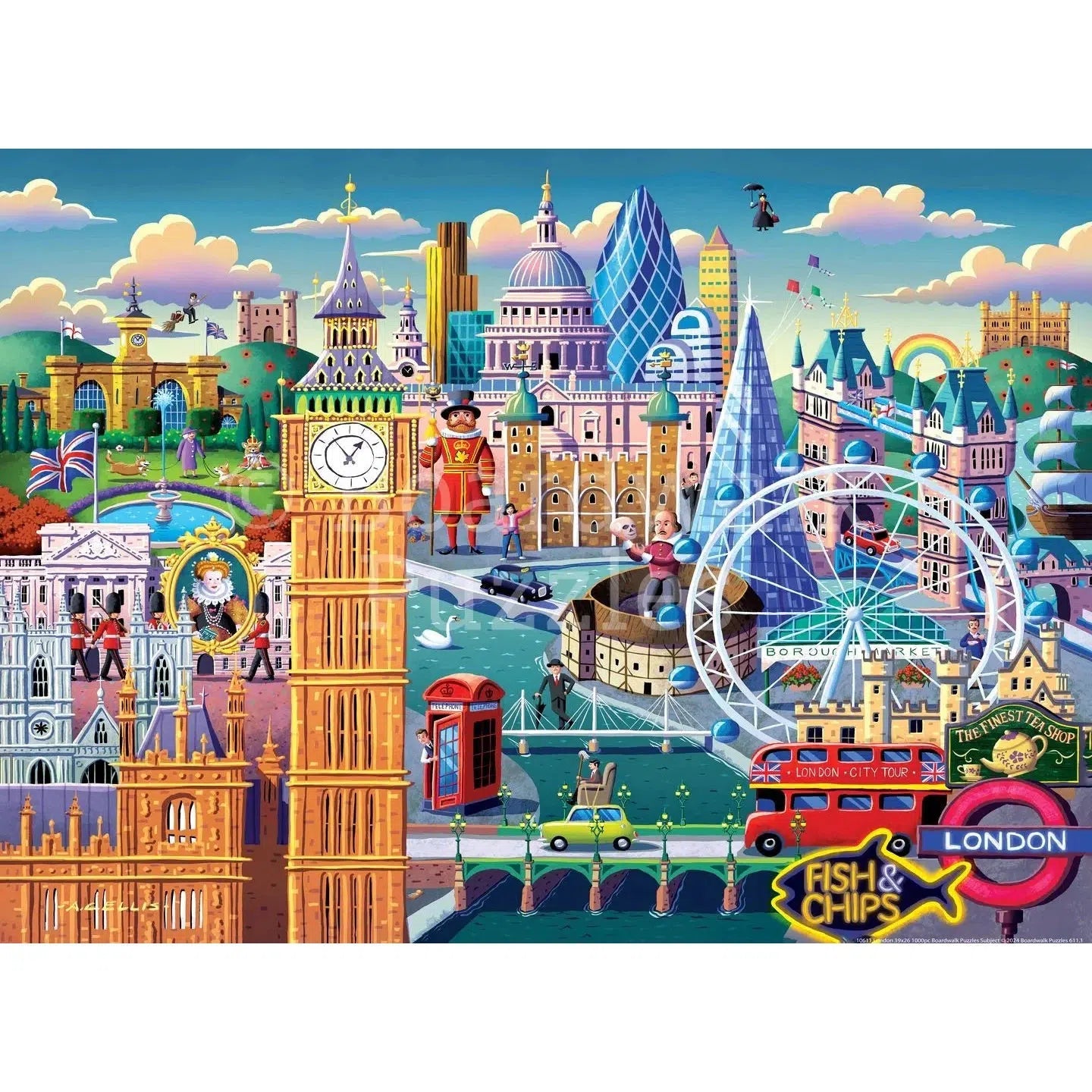 London 210 Piece Jigsaw Puzzle Boardwalk