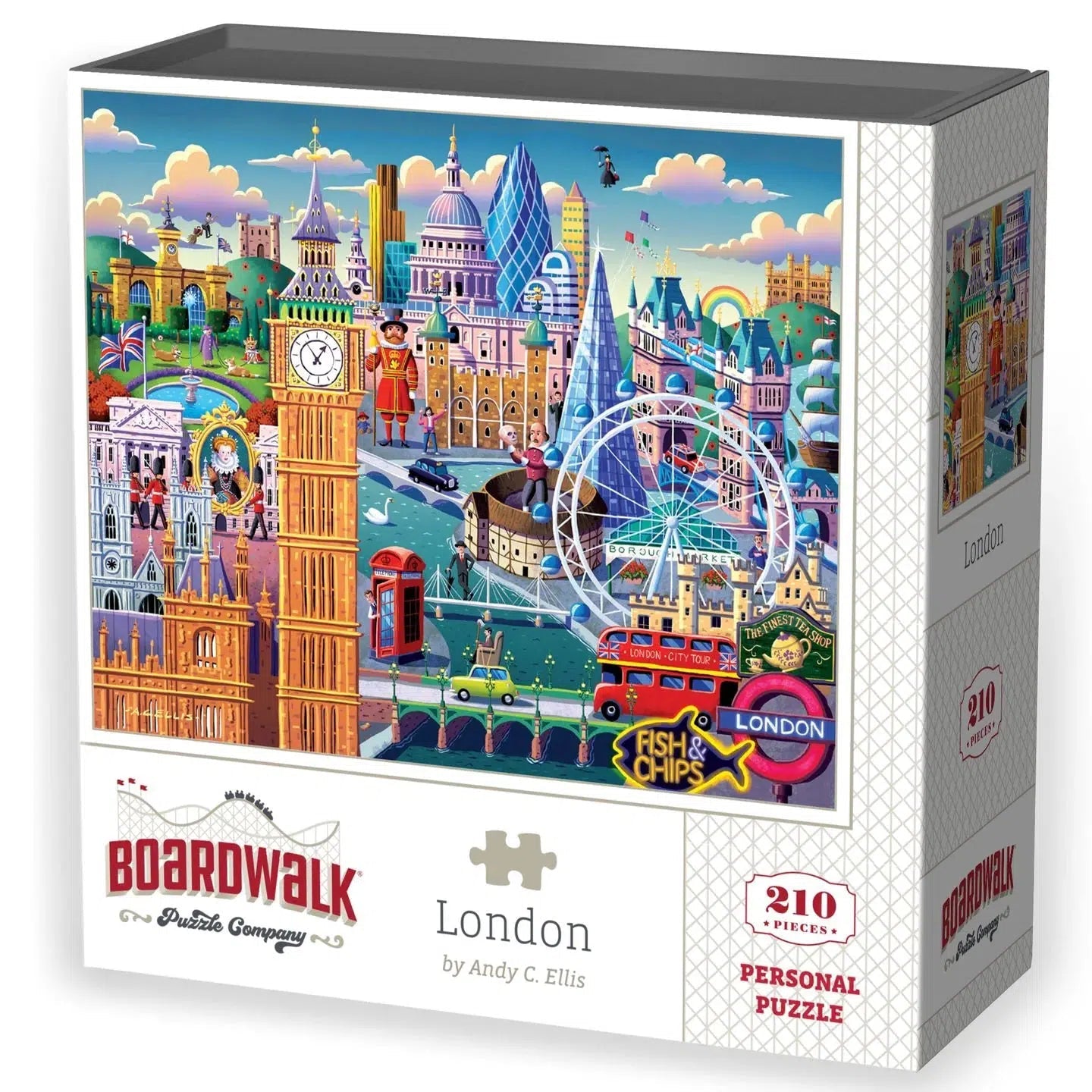 London 210 Piece Jigsaw Puzzle Boardwalk