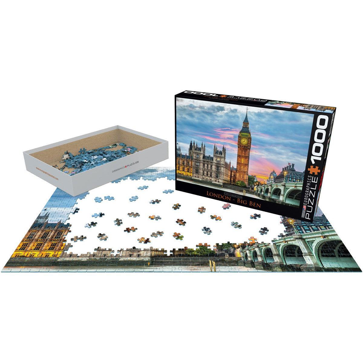 London Big Ben 1000 Piece Jigsaw Puzzle Eurographics