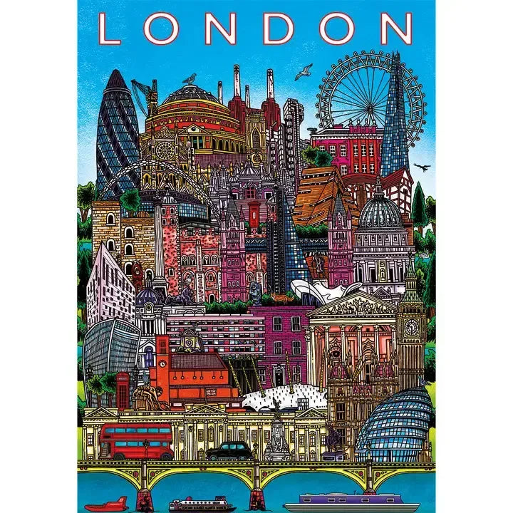 London Cityscape 500 Piece Jigsaw Puzzle Gibsons